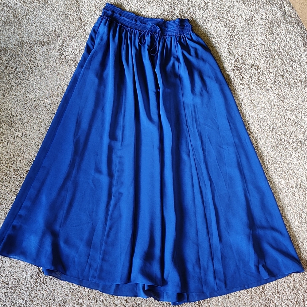 Maeve Royal Blue Maxi Skirt
